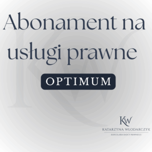 Abonament na usługi prawne optimum