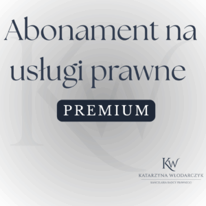 Abonament na usługi prawne Premium